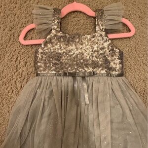 Popatu Gold Sequin Dress